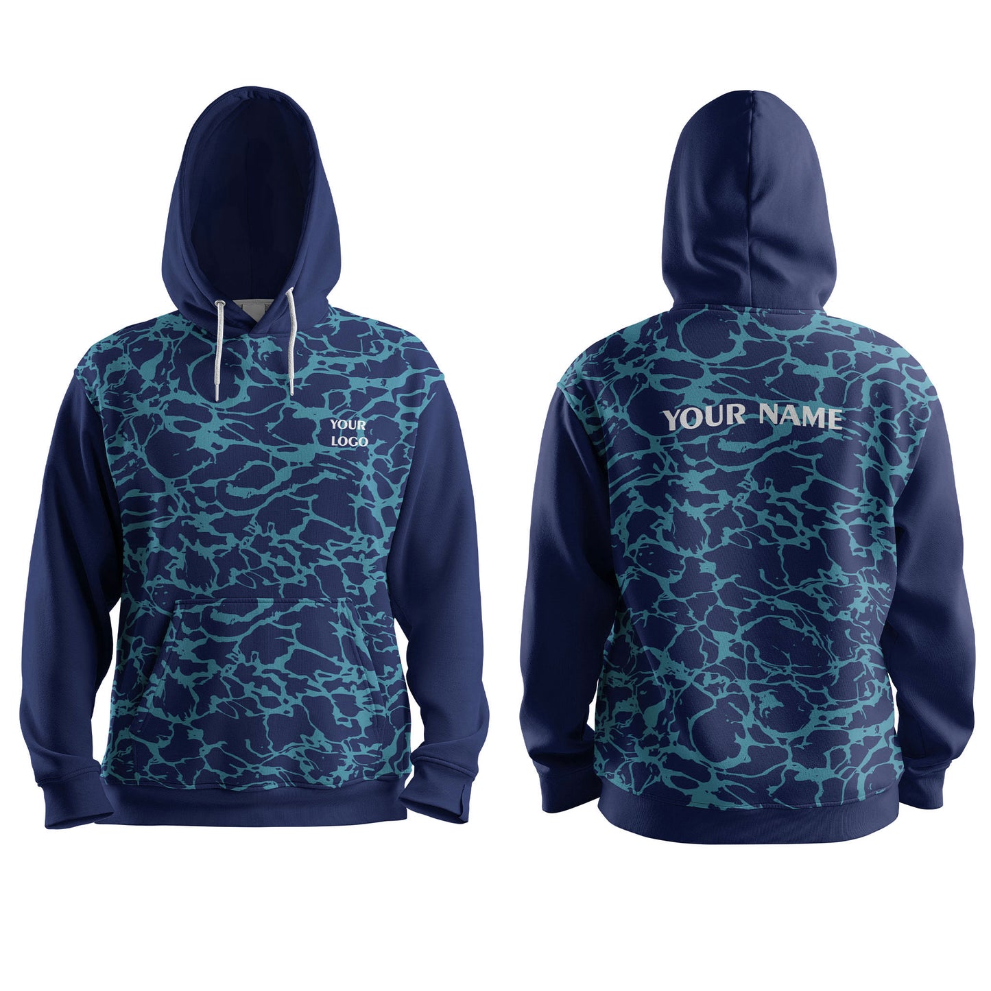 Custom Hoodie - Camouflage Design - Personalized Sweatshirt