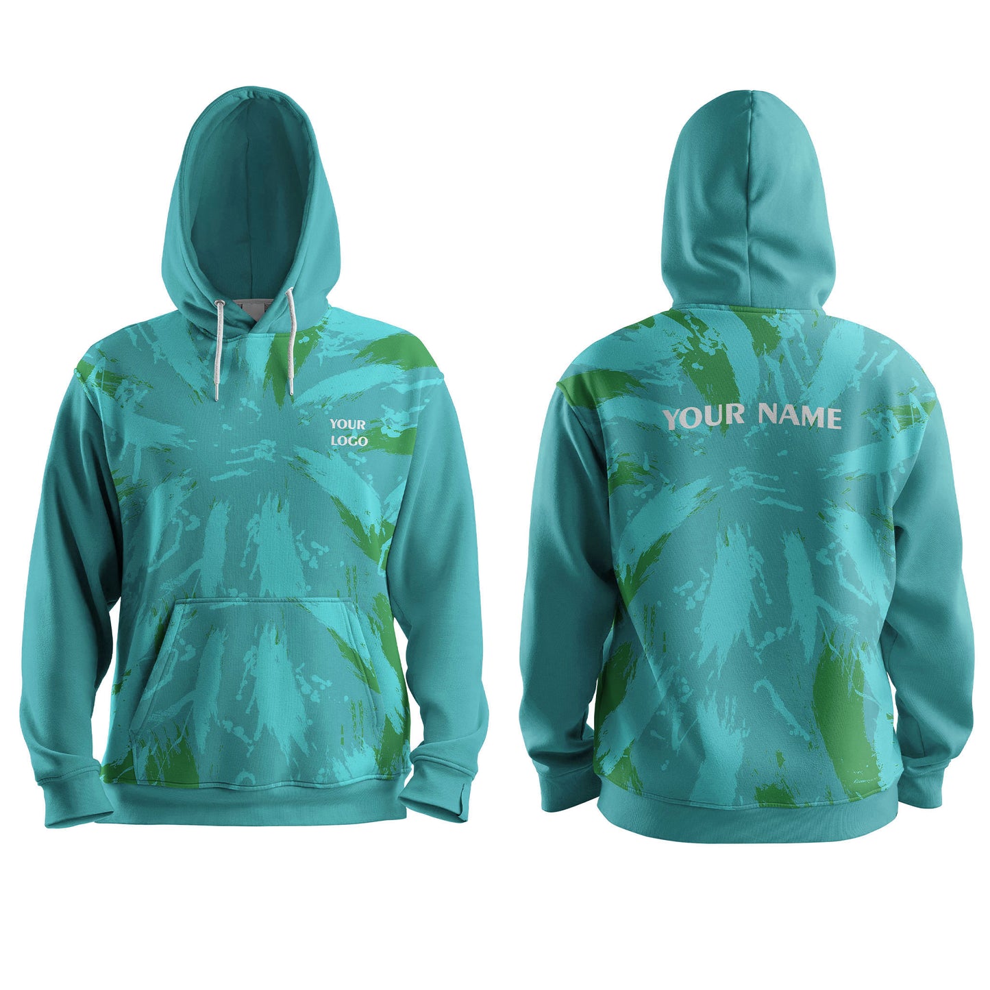 Custom Hoodie - Abstract Design - Personalized Apparel