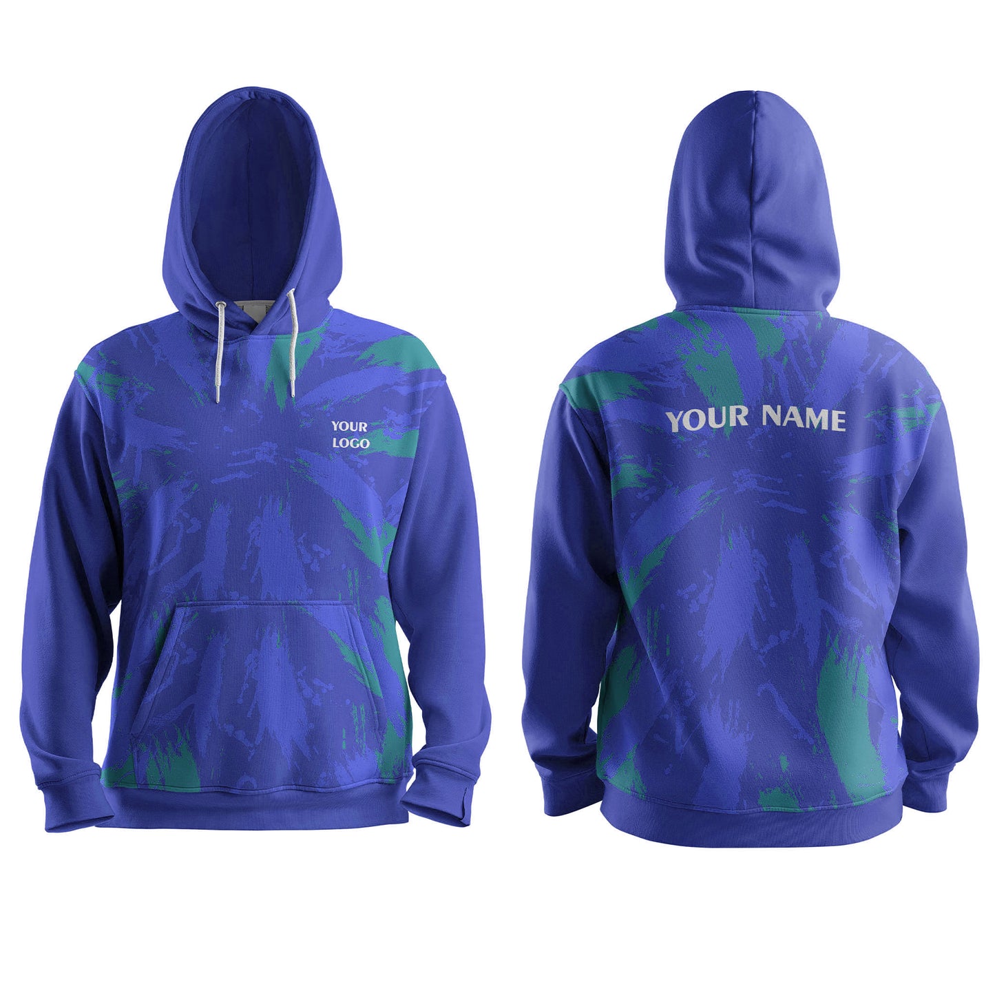 Custom Hoodie - Abstract Design - Personalized Apparel