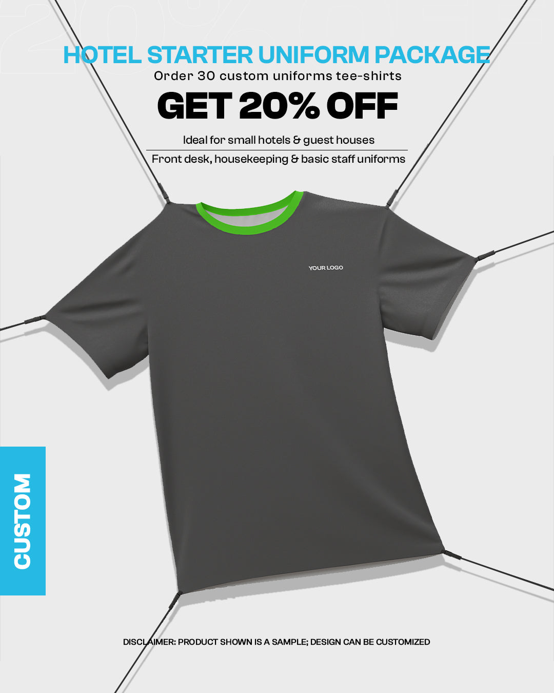 Hotel Starter Uniform Package Tees