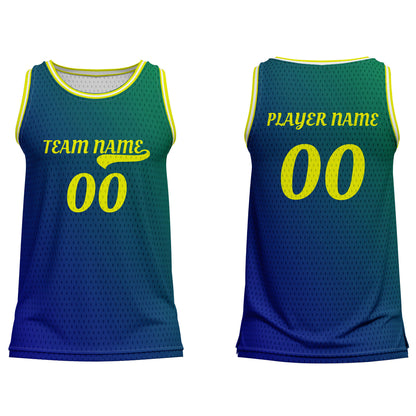 Custom Basketball Tank Top - Multi-Gradient Personalized Top