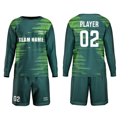 Custom Soccer Goalkeeper Uniform - Pattern Design - Personalized