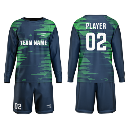 Custom Soccer Goalkeeper Uniform - Pattern Design - Personalized