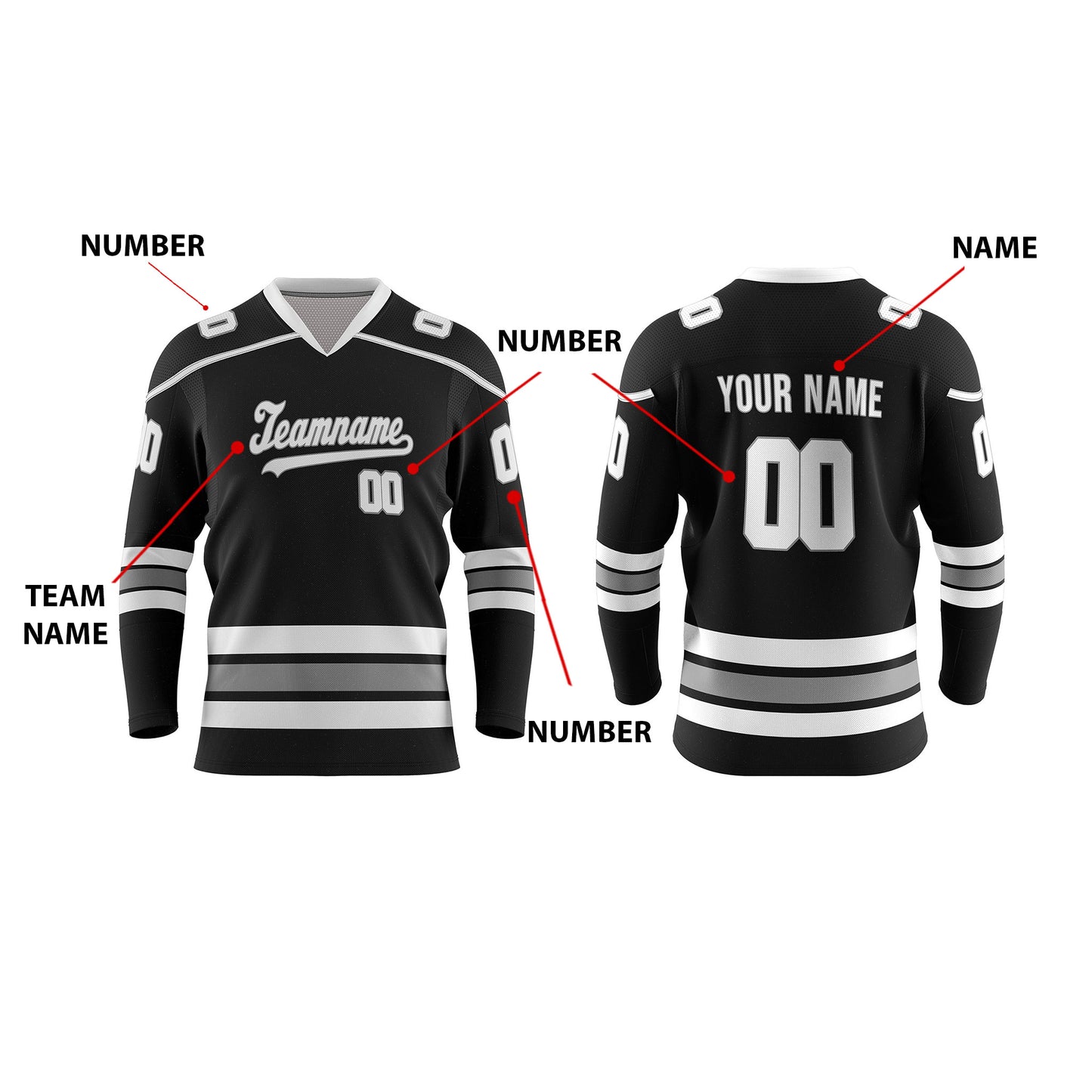 Customizable Ice Hockey Uniform