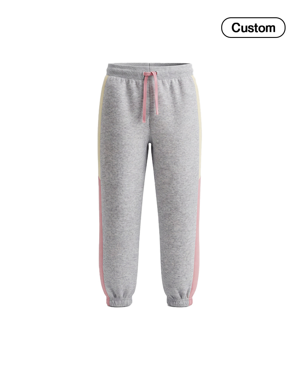 Custom Boys Jogger Pants - Two-Tone Side Panels - Personalized
