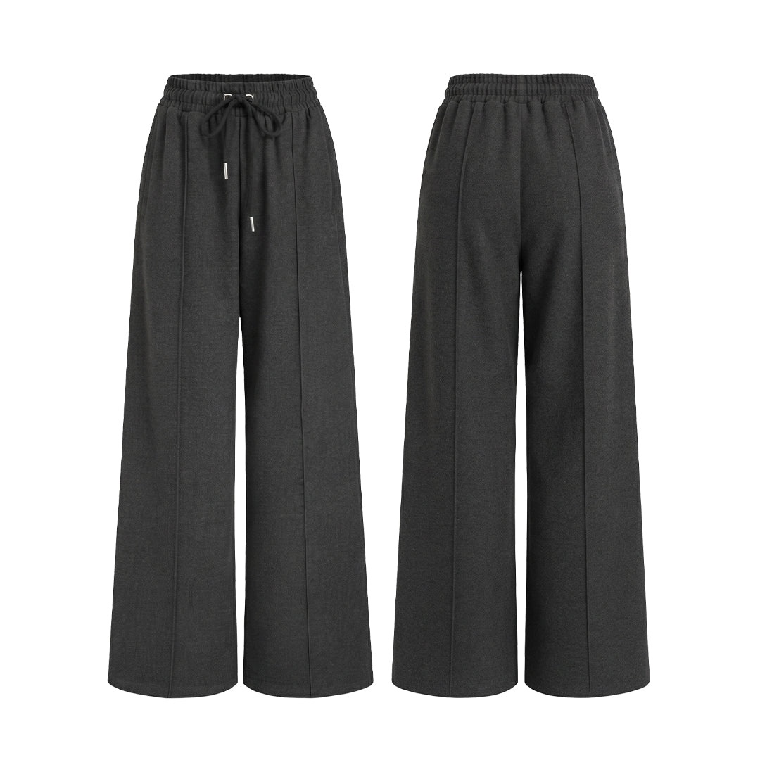 Custom Women Wide-Leg Trousers - Center Seam Design - Personalized