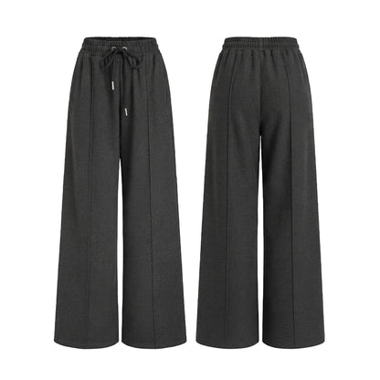 Custom Women Wide-Leg Trousers - Center Seam Design - Personalized
