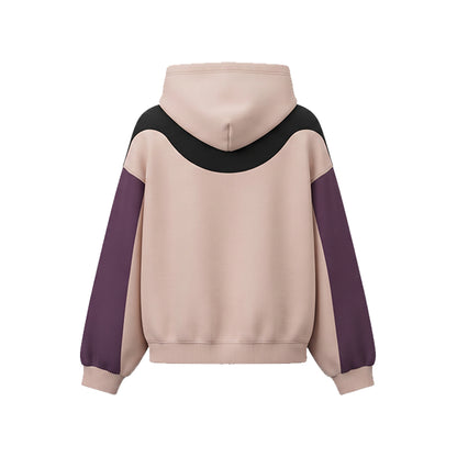 Custom Premium Hoodie - Angular Color Block Design - Personalized