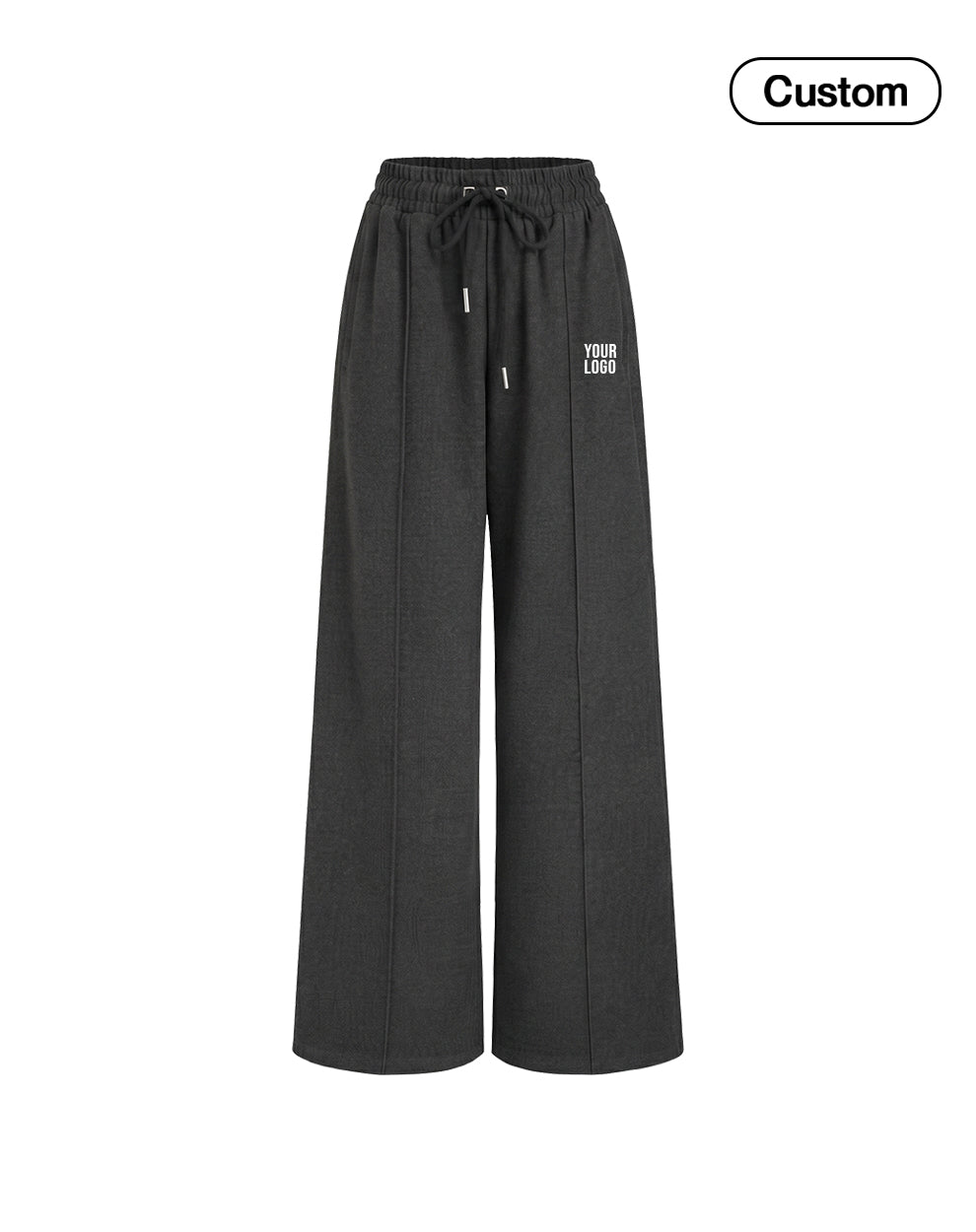 Custom Women Wide-Leg Trousers - Center Seam Design - Personalized