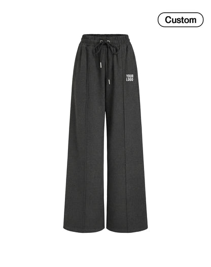 Custom Women Wide-Leg Trousers - Center Seam Design - Personalized