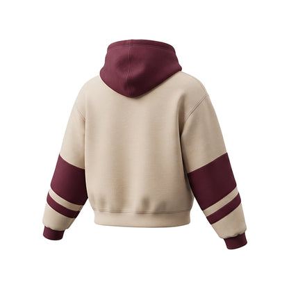 Custom Premium Hoodie - Varsity Color Block - Personalized Sweatshirt