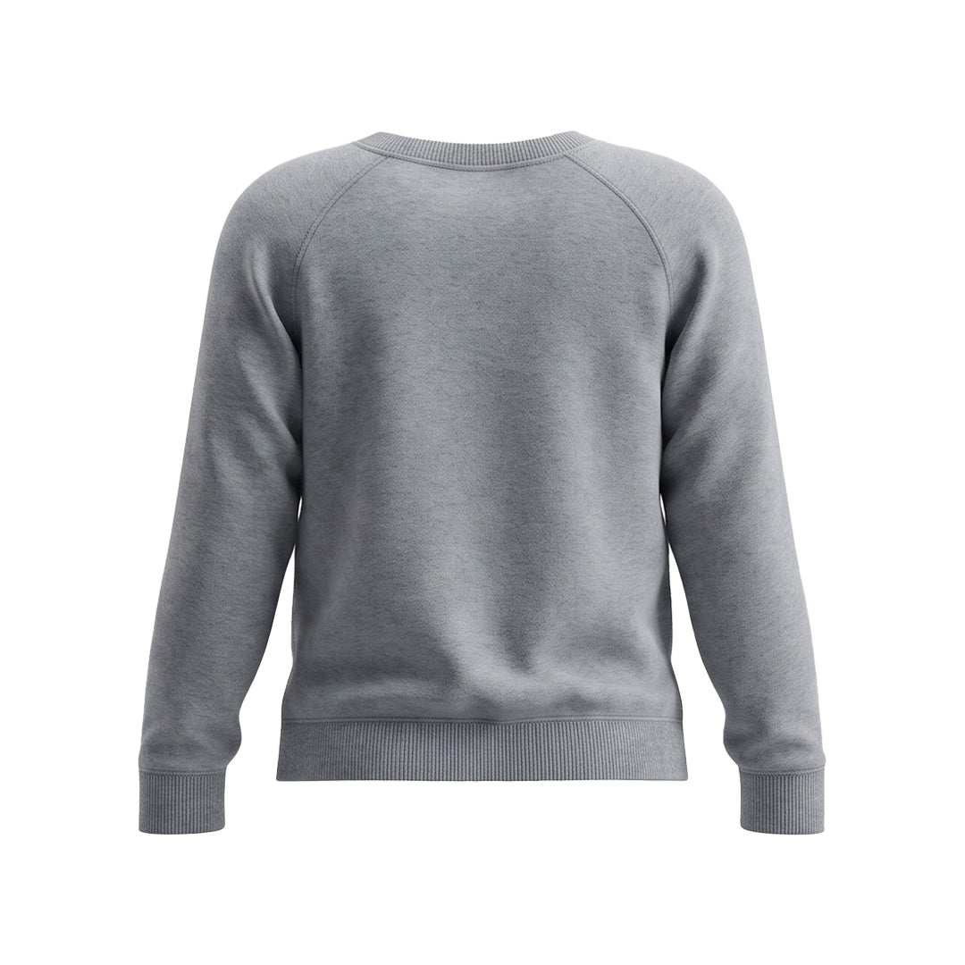 Custom Men Sweatshirt - Solid Raglan Design - Personalized Crewneck