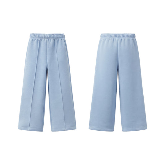 Custom Girls Wide Trouser - Solid Color - Personalized Pants