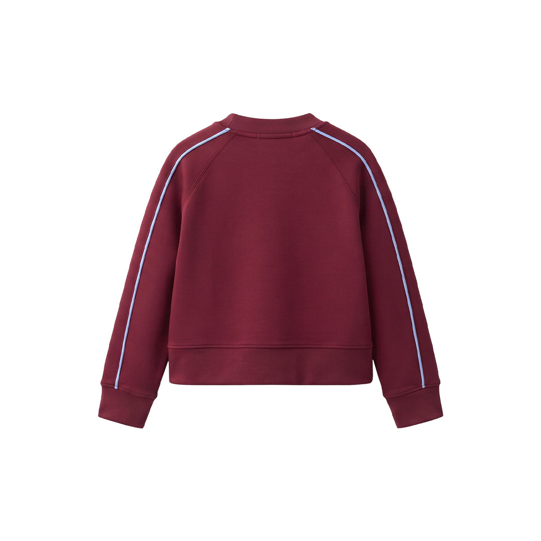 Custom Boys Sweatshirt - Raglan Side Stripe Detail - Personalized