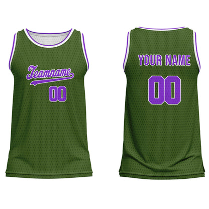 Custom Basketball Tank Top – Solid Color Design – Personalized Gear