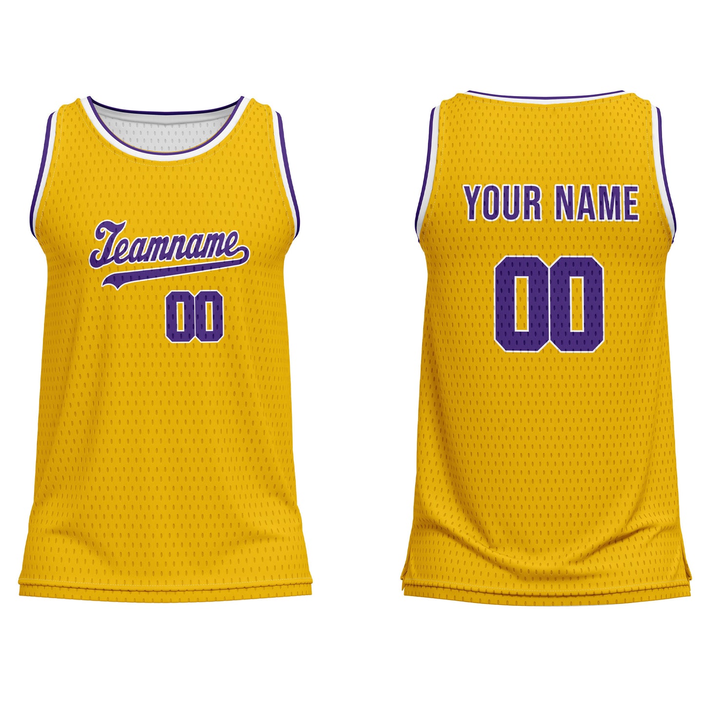 Custom Basketball Tank Top – Solid Color – Personalized Tank Top