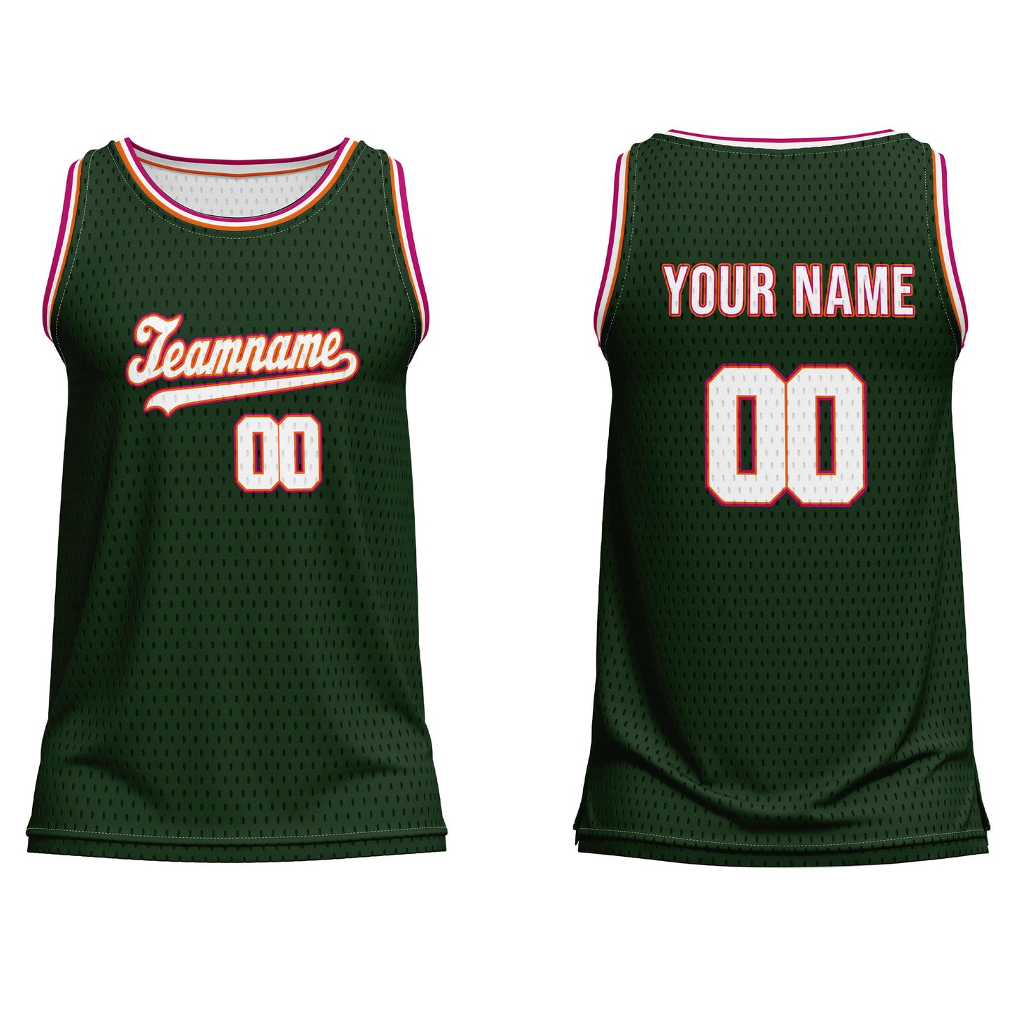 Custom Basketball Tank Top – Dark Tone – Personalized Jersey
