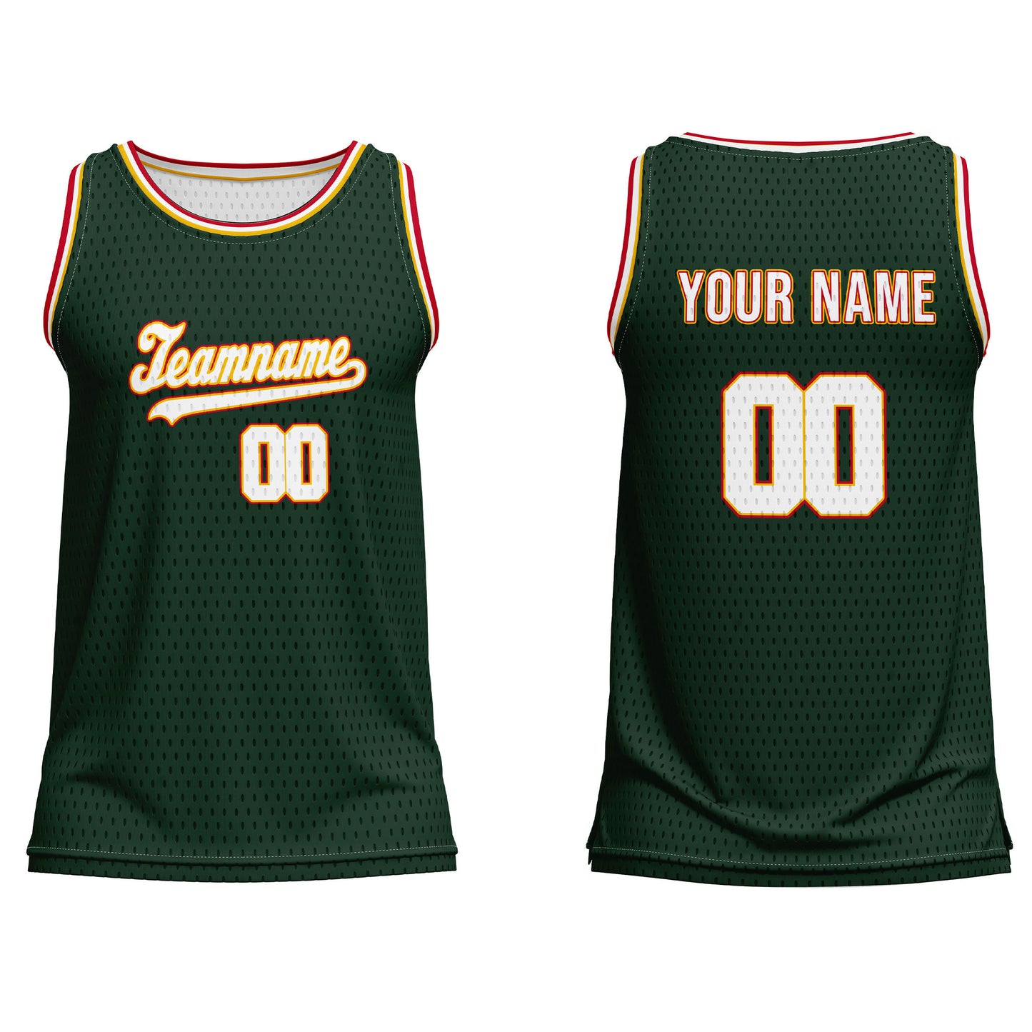 Custom Basketball Tank Top – Dark Tone – Personalized Jersey