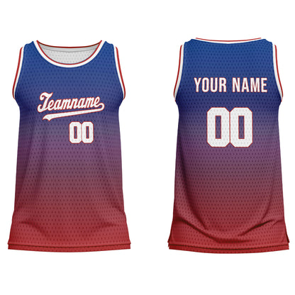 Custom Basketball Tank Top – Two-Tone Gradient – Personalized Tank Top