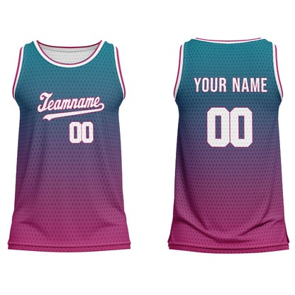Custom Basketball Tank Top – Two-Tone Gradient – Personalized Tank Top