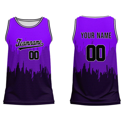 Custom Basketball Tank Top – Abstract Grunge – Personalized Team Gear