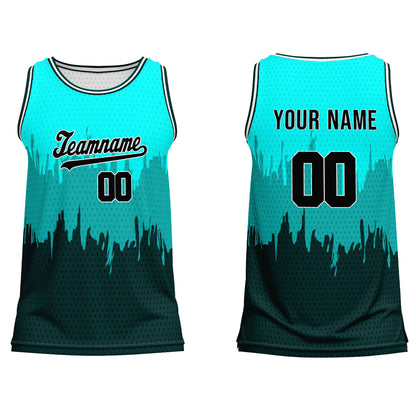 Custom Basketball Tank Top – Abstract Grunge – Personalized Team Gear