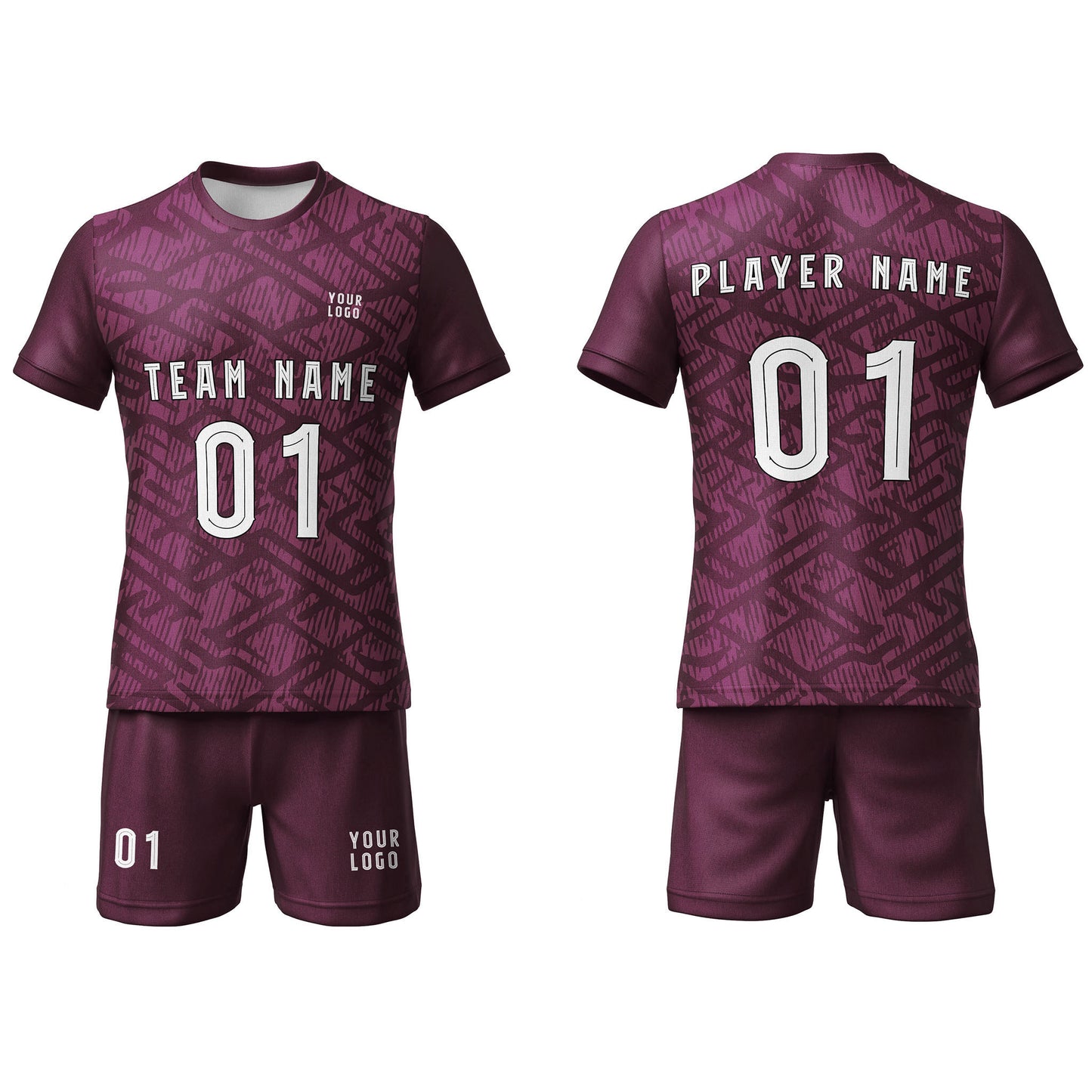 Custom Soccer Uniform - Pattern Design - Personalized Gamewear