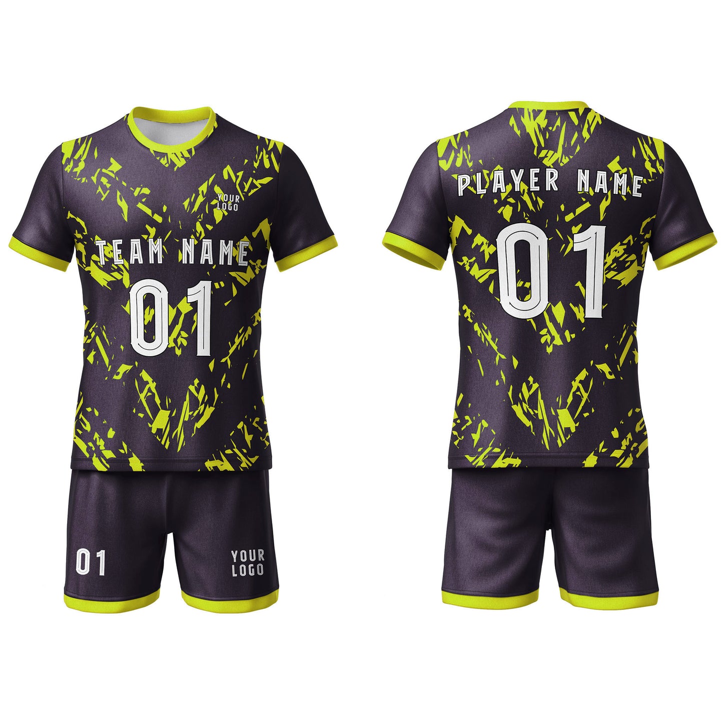 Custom Soccer Uniform - Tyre Design - Personalized Team Uniform