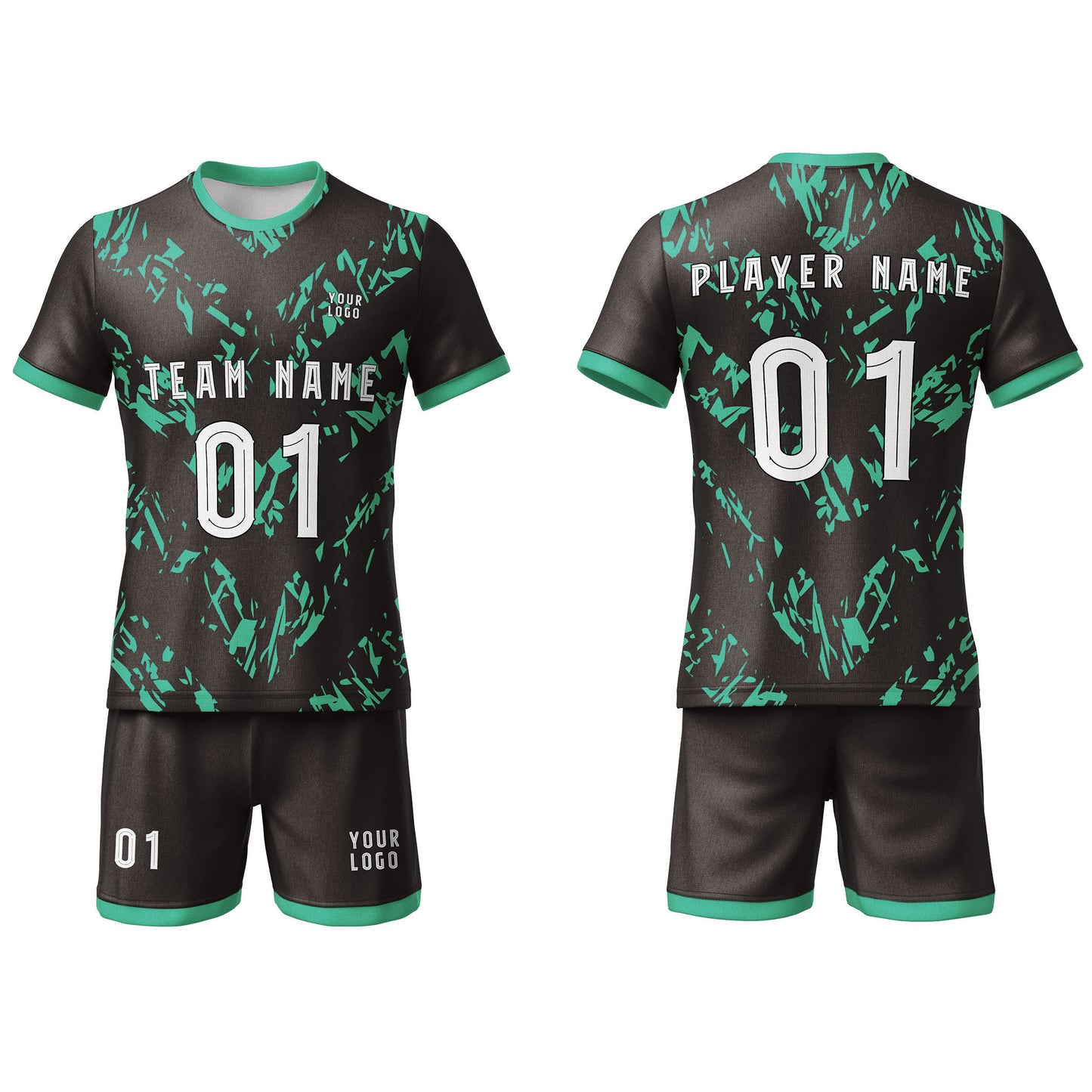 Custom Soccer Uniform - Tyre Design - Personalized Team Uniform