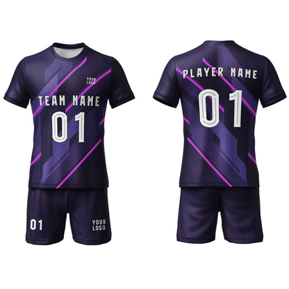 Custom Soccer Uniform - Accent Design - Personalized Team Kit