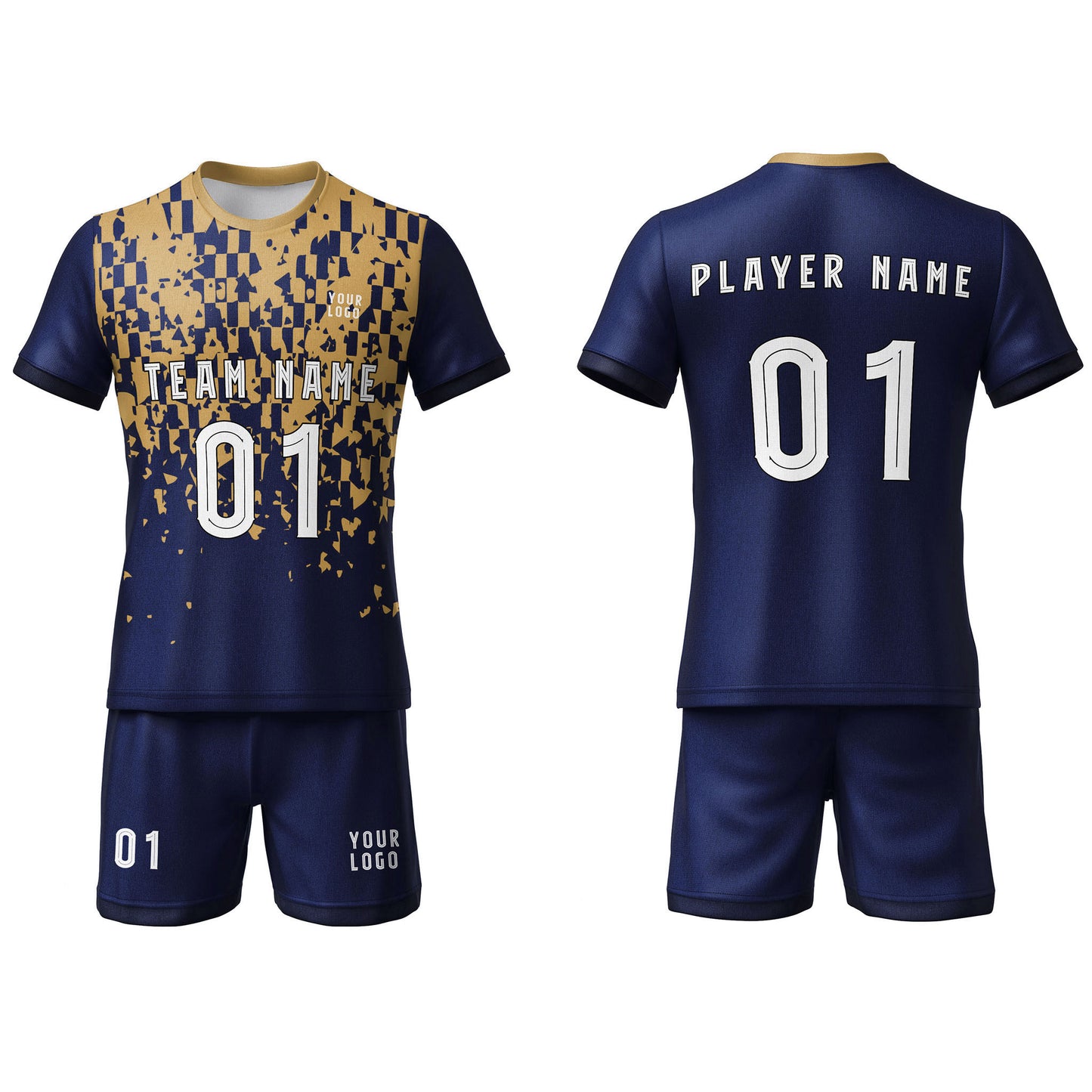 Custom Soccer Uniform – Pattern Design – Personalized Team Uniform