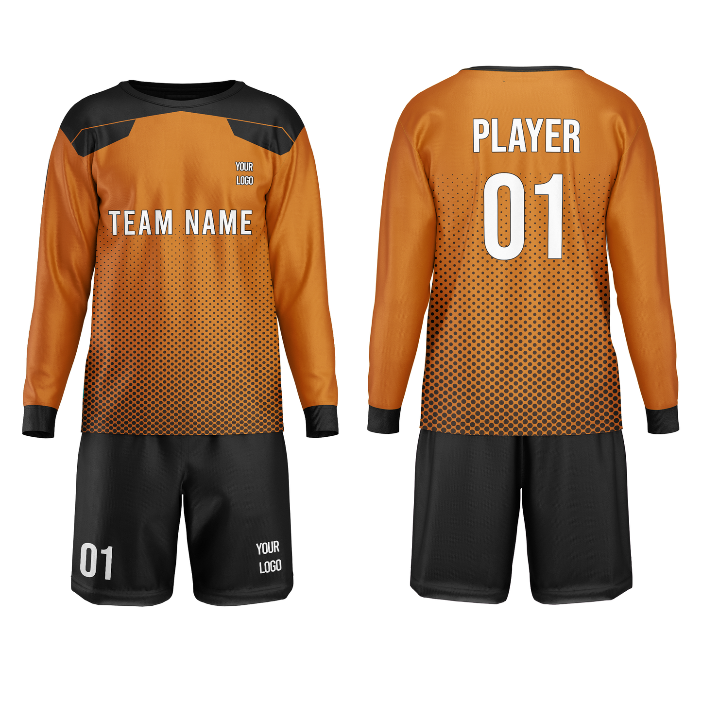 Customizable Soccer Goalkeeper Uniform