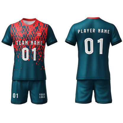 Custom Soccer Uniform – Pattern Design – Personalized Team Uniform