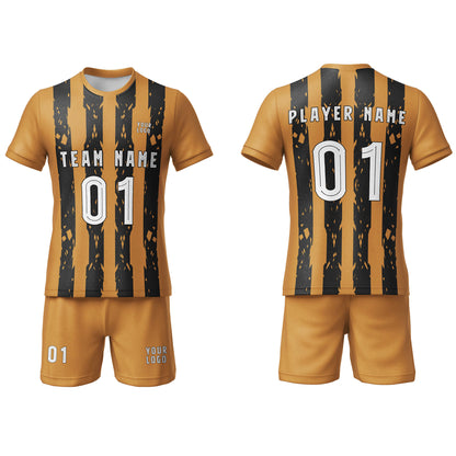 Custom Soccer Uniform – Tread Stripe Design – Personalized Kit