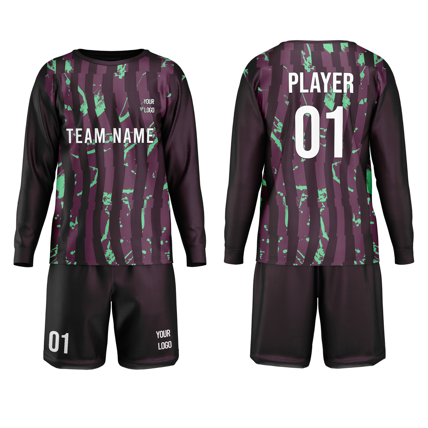 Customizable Soccer Goalkeeper Uniform