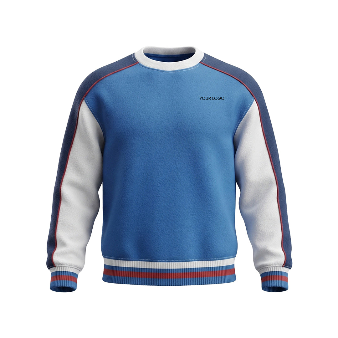 Custom Men Sweatshirt - Contrast Raglan - Personalized