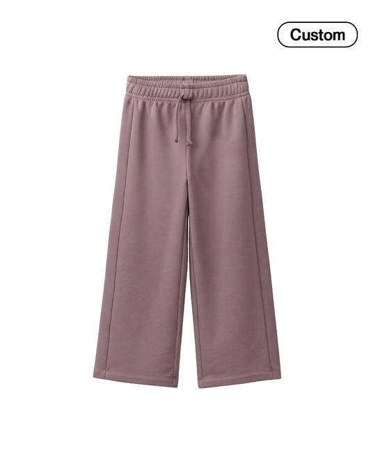 Custom Girls Wide Trouser - Straight-leg Silhouette - Personalized