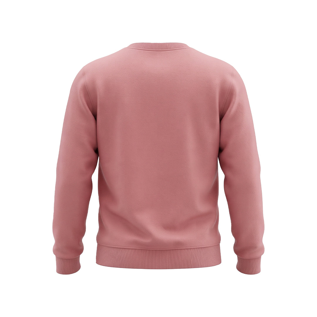 Custom Men Sweatshirt - Twin Stripe Panel - Personalized Crewneck