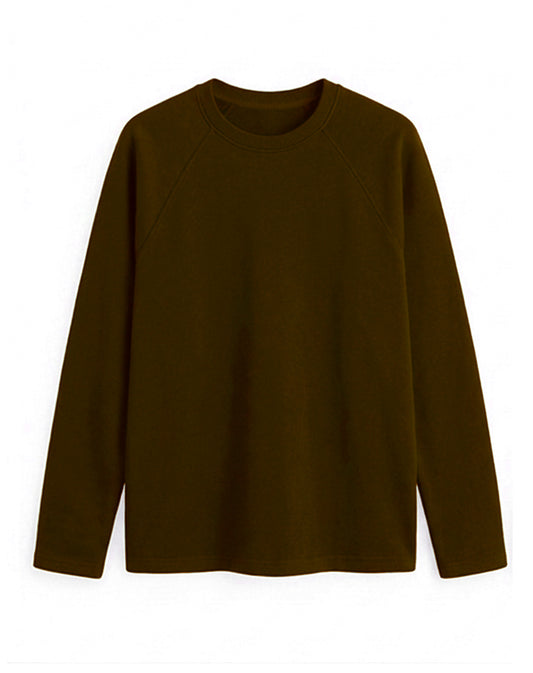Custom Women Full Sleeves Raglan - Solid Color Personalized Tee